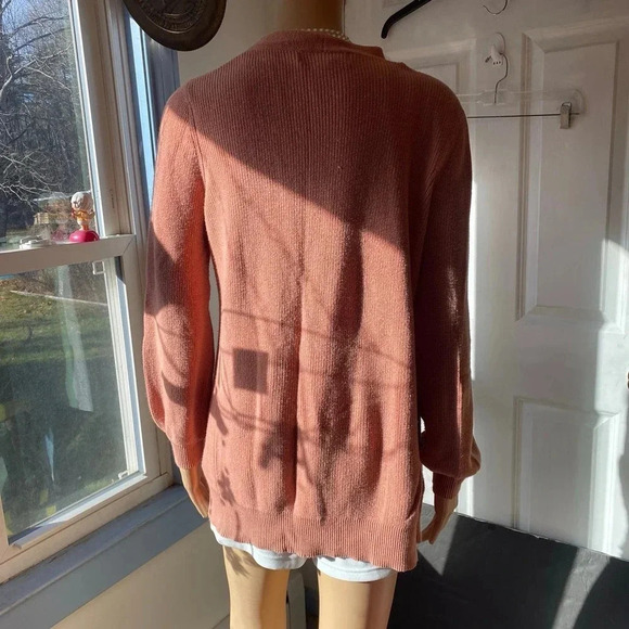 Marled Casual Cozy Button Front Cardigan Women Size Medium Pockets - Picture 6 of 6